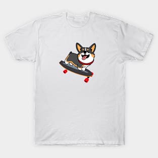 Corgi skater T-Shirt